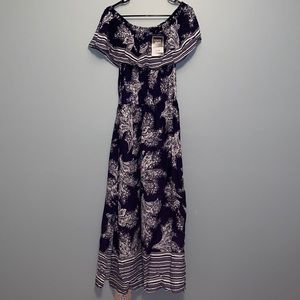 Off Shoulder Maxi Dress